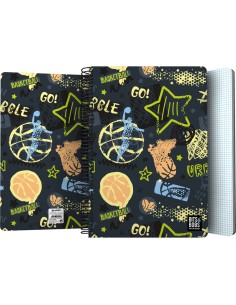 CUADERNO PP Fº 80H 90G C4MM BampB STREETBALL 294x21x16cm